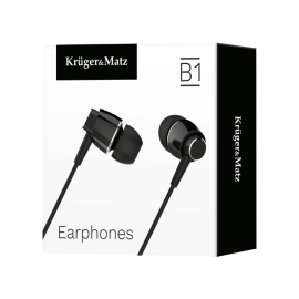 Slušalice mini K&M B1 + mic. 3,5mm; 1,2m crne