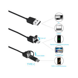 Kamera endoskopska USB za smartphone; 2m (OTG)