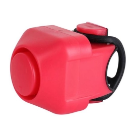 Sirena za bicikl 130dB, 2xCR2032, crvena