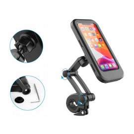 Držač mobitela univerzalni za bicikl; magnet, 360°
