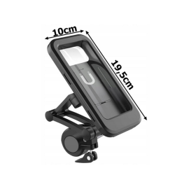 Držač mobitela univerzalni za bicikl; magnet, 360°