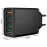 Pretvarač 230VAC / 4xUSB 3.0 3,1A QC crni