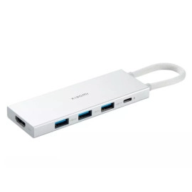 Hub 5-u-1 USB C, HDMI, x3 USB A kabel i adap.