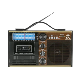 Retro radio, kazetofon, USB/SD/3,5mm RRT 11B SAL