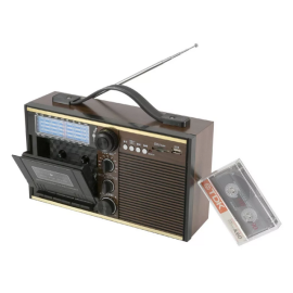 Retro radio, kazetofon, USB/SD/3,5mm RRT 11B SAL