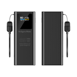 Baterija Powerbank 20.000mAh QC3.0 PD 65W K&M