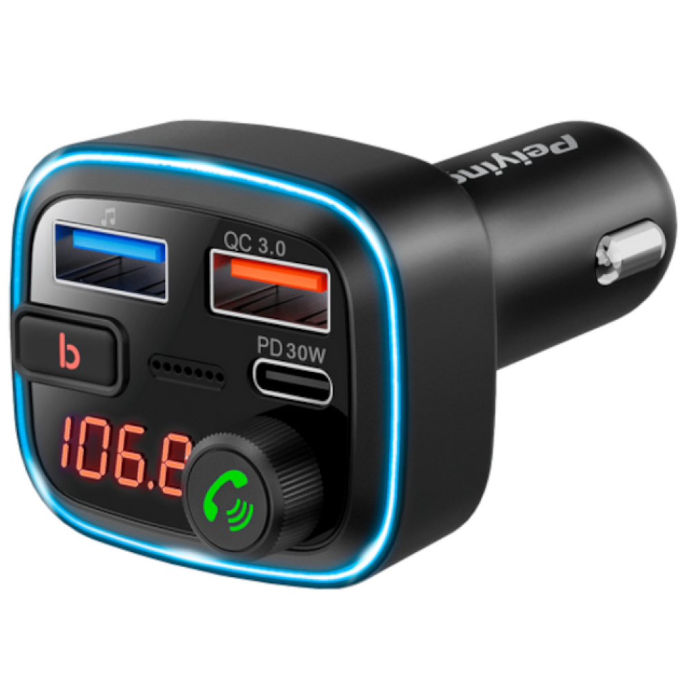 Transmiter FM i bluetooth s PD30W punjačem Peiying