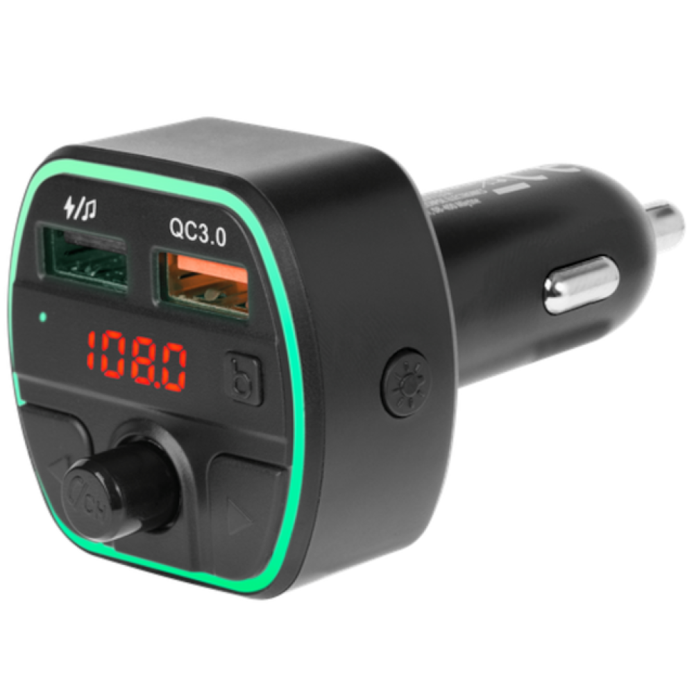 Transmiter FM i bluetooth s QC18W punjačem Peiying