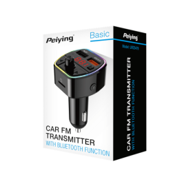 Transmiter FM i bluetooth s QC18W punjačem Peiying