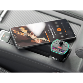 Transmiter FM i bluetooth s QC18W punjačem Peiying