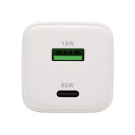 Pretvarač 230VAC / 1xUSB i 1xUSB-C 65W PD/PPS