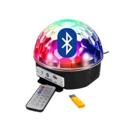 Zvučnik bluetooth disco kugla 6W + daljinski 