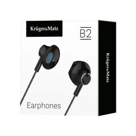 Slušalice mini K&M B2 + mic. 3,5mm; 1,2m crne