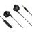 Slušalice mini K&M B2 + mic. 3,5mm; 1,2m crne