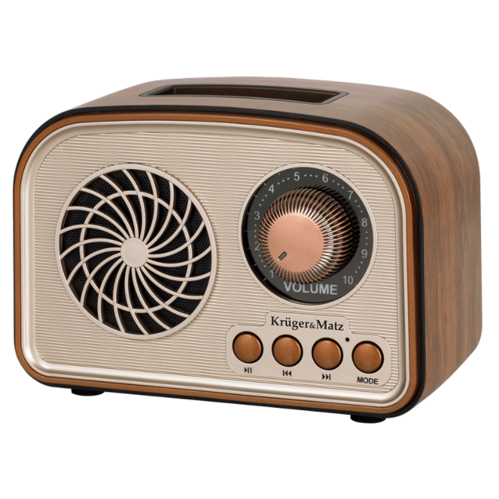 Radio prijenosni retro ACCU Kruger&Matz KM0834