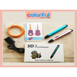 Olovka 3D DRAW-V6 PLA/ABS 1,75mm, 5V, roza