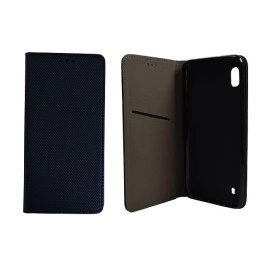 Torbica preklopna Samsung Galaxy A10 magnet crna