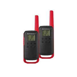 Walkie-talkie Motorola TLKR-T62 8km crno-crveni