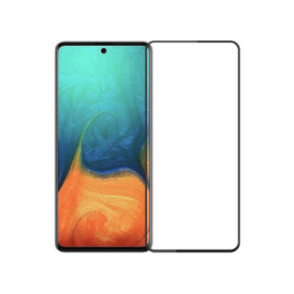 Kaljeno staklo Samsung Galaxy A71 crni rub