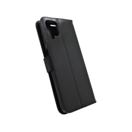 Torbica preklopna Samsung Galaxy A12 crna