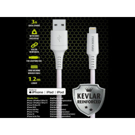 Kabel USB za Iphone 5/6/7 MFi Apple 3A 1,2m Kevlar