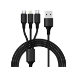 Kabel USB 2.0 A muški / Micro-B + USB-C + iPhone