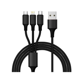 Kabel USB 2.0 A muški / Micro-B + USB-C + iPhone