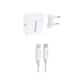 Pretvarač 230VAC / 1xUSB-C 3A 20W PDQC MFI Apple 