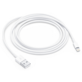 Kabel USB 2.0 A muški / iPhone; 0,9m; bijeli