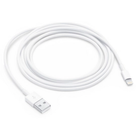 Kabel USB 2.0 A muški / iPhone; 0,9m; bijeli