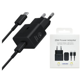 Pretvarač 230VAC / 1xUSB 3A 25W Samsung crni