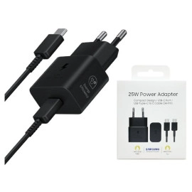 Pretvarač 230VAC / 1xUSB 3A 25W Samsung crni
