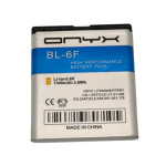 Baterija onyx Nokia N95-8G, N78, N79 BL-6F
