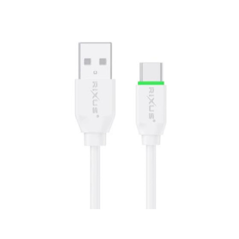 Kabel USB 2.0 A muški / USB-C; 10W; 1m; bijeli