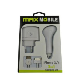 Punjač kućni / auto set za Iphone 3/4 3u1