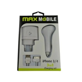 Punjač kućni / auto set za Iphone 3/4 3u1