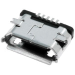 Konektor USB micro-B; print SMD ženski 5p