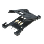 Kućište za SIM karticu SMD 6 pin; 2,5mm; Amphenol
