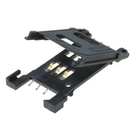 Kućište za SIM karticu SMD 6 pin; 2,5mm; Amphenol