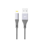 Kabel USB za Iphone 2,4A MFi Apple 1m; sivi