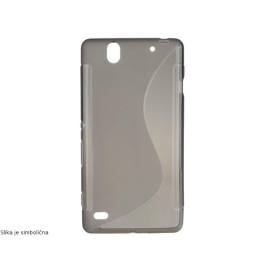 Navlaka TPU Samsung Galaxy S6 EDGE; S-dizajn; crno