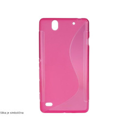 Navlaka TPU Samsung Galaxy S7 EDGE; S-dizajn; roza