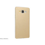 Navlaka TPU Samsung Galaxy A3 2016; Leather; zlat.