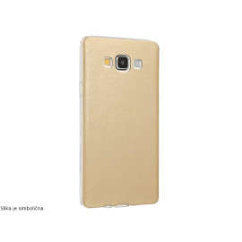 Navlaka TPU Samsung Galaxy A3 2016; Leather; zlat.