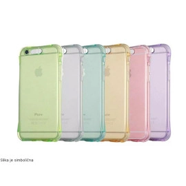 Navlaka TPU iPhone 7; Led Flash; zlatna