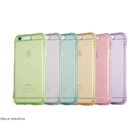 Navlaka TPU iPhone 5/5S; Led Flash; zelena