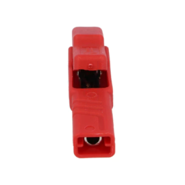 Krokodilka izolirana crvena 4mm 25A 60VDC Hirschm.