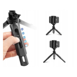 Stativ TRIPOD za smartphone 150mm 360° crni