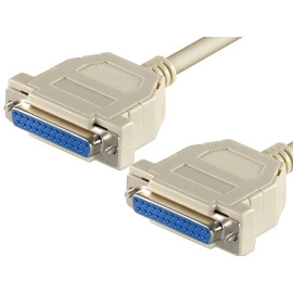 Kabel RS232 DB25 ženski / DB25 ženski; 1,8m - - - 