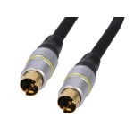 Kabel SVHS muški / SVHS muški; 1,5m; pozla.; profi